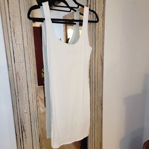 Naked wardrobe white dress
